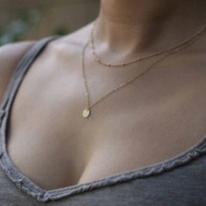 3 for $20 Evangeline Circle Layer necklace